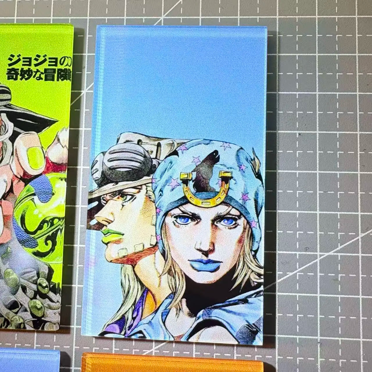 JoJo Manga Cover Fridge Magnet -- STEEL BALL RUN