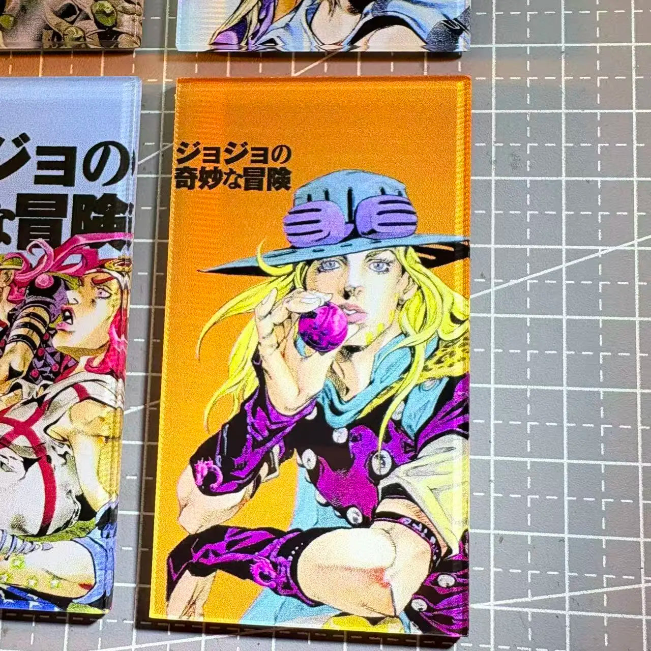 JoJo Manga Cover Fridge Magnet -- STEEL BALL RUN