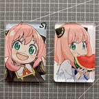 2PCS - Anya Anime Fridge Magnet Set – Acrylic Refrigerator Magnets Cute Otaku Decor