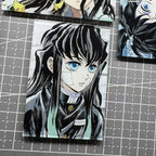 8 PCS Demon Alayer Muichiro Tokito Anime Fridge Magnet Set – Acrylic Refrigerator Magnets Collectible Decor