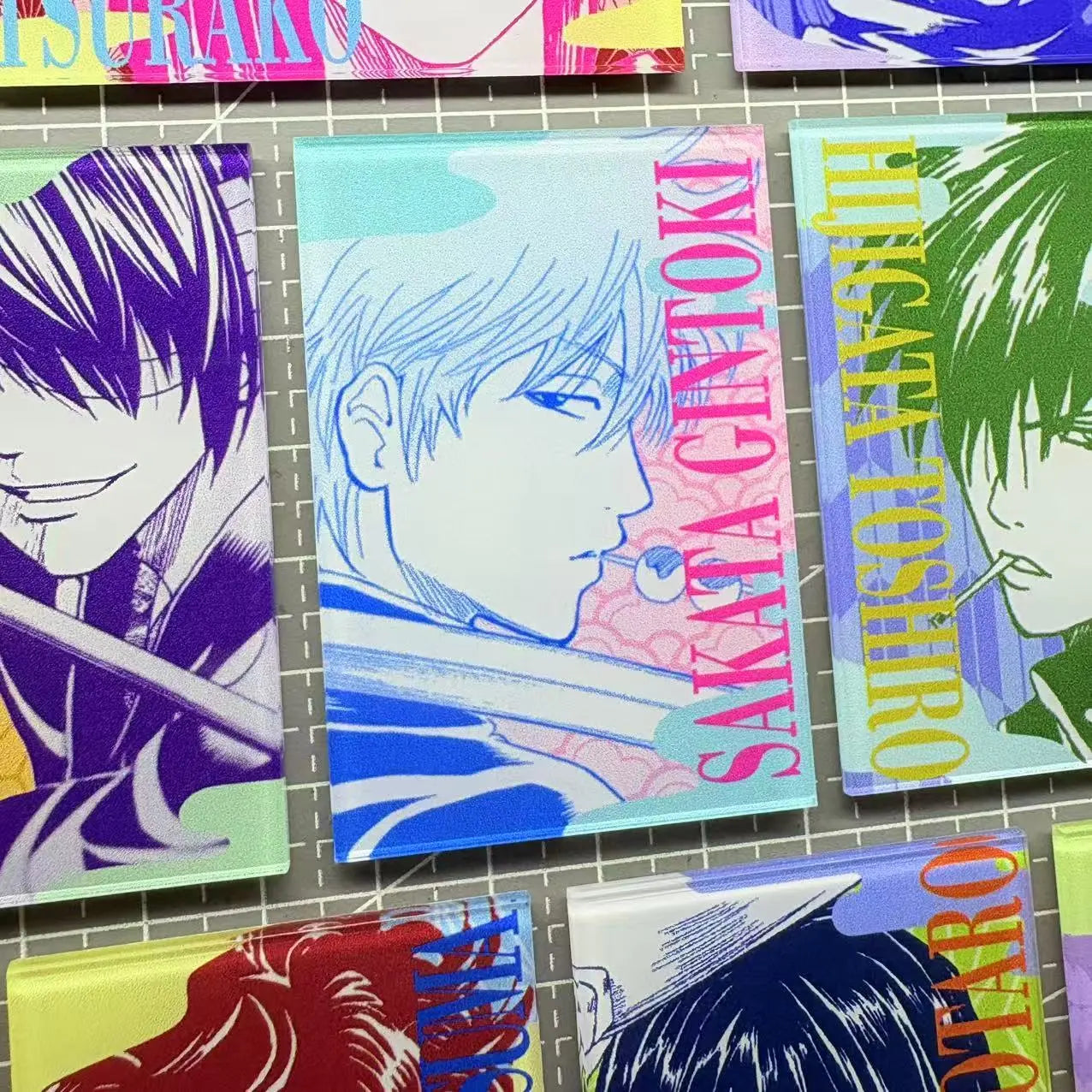 Gintama Anime Magnet Collection – Acrylic Refrigerator Decor Set 15PCS