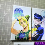 JoJo Character Fridge Magnet – Acrylic Refrigerator Magnet Anime Collectible Decor