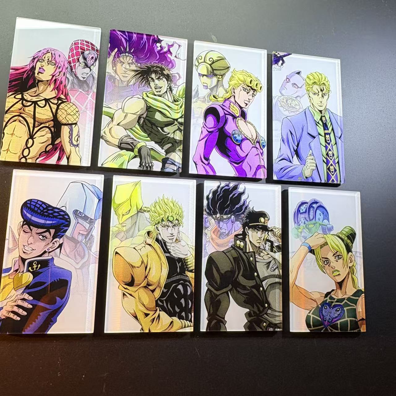 JoJo Character Fridge Magnet – Acrylic Refrigerator Magnet Anime Collectible Decor