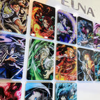 12PCS - Demon Slayer Anime Fridge Magnet Set – Acrylic Refrigerator Magnets Collectible Decor