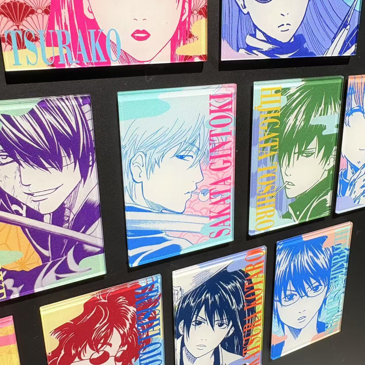 Gintama Anime Magnet Collection – Acrylic Refrigerator Decor Set 15PCS