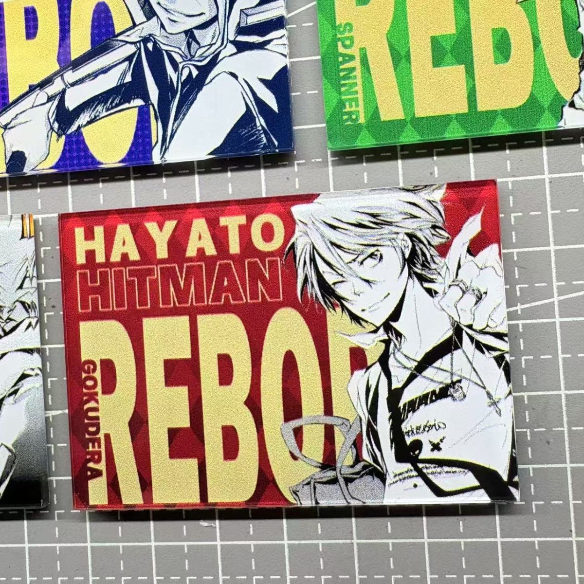 15PCS - Katekyo Hitman Reborn Magnet Set – Acrylic Anime Refrigerator Decor Collection