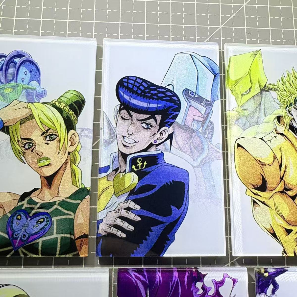 JoJo Character Fridge Magnet – Acrylic Refrigerator Magnet Anime Collectible Decor