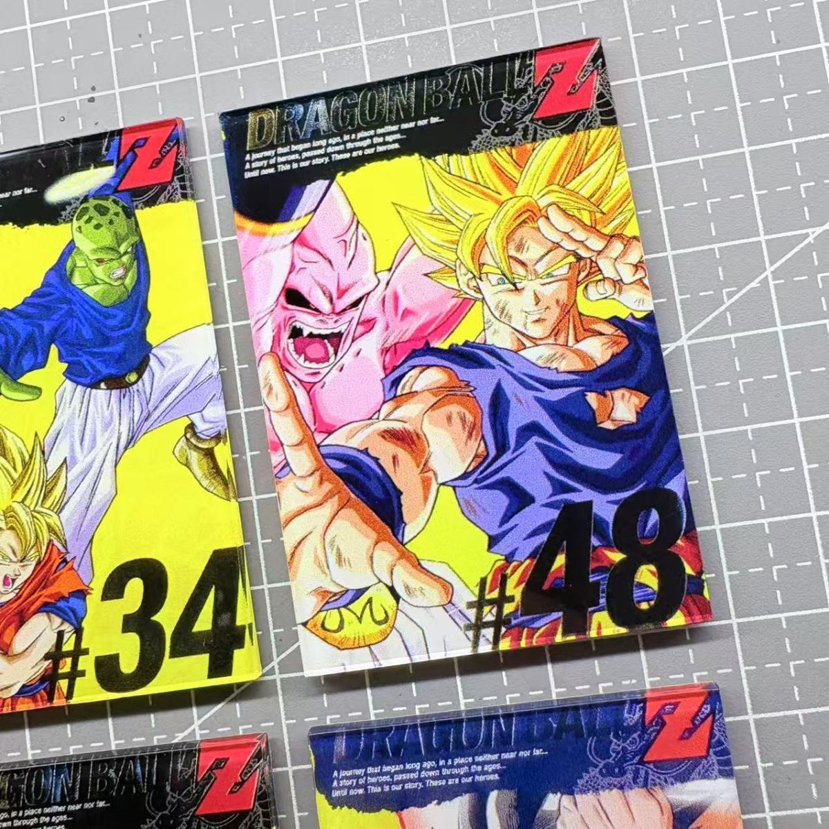 23PCS- Dragon Ball Z Magnet Collection – Acrylic Anime Refrigerator Decor Set