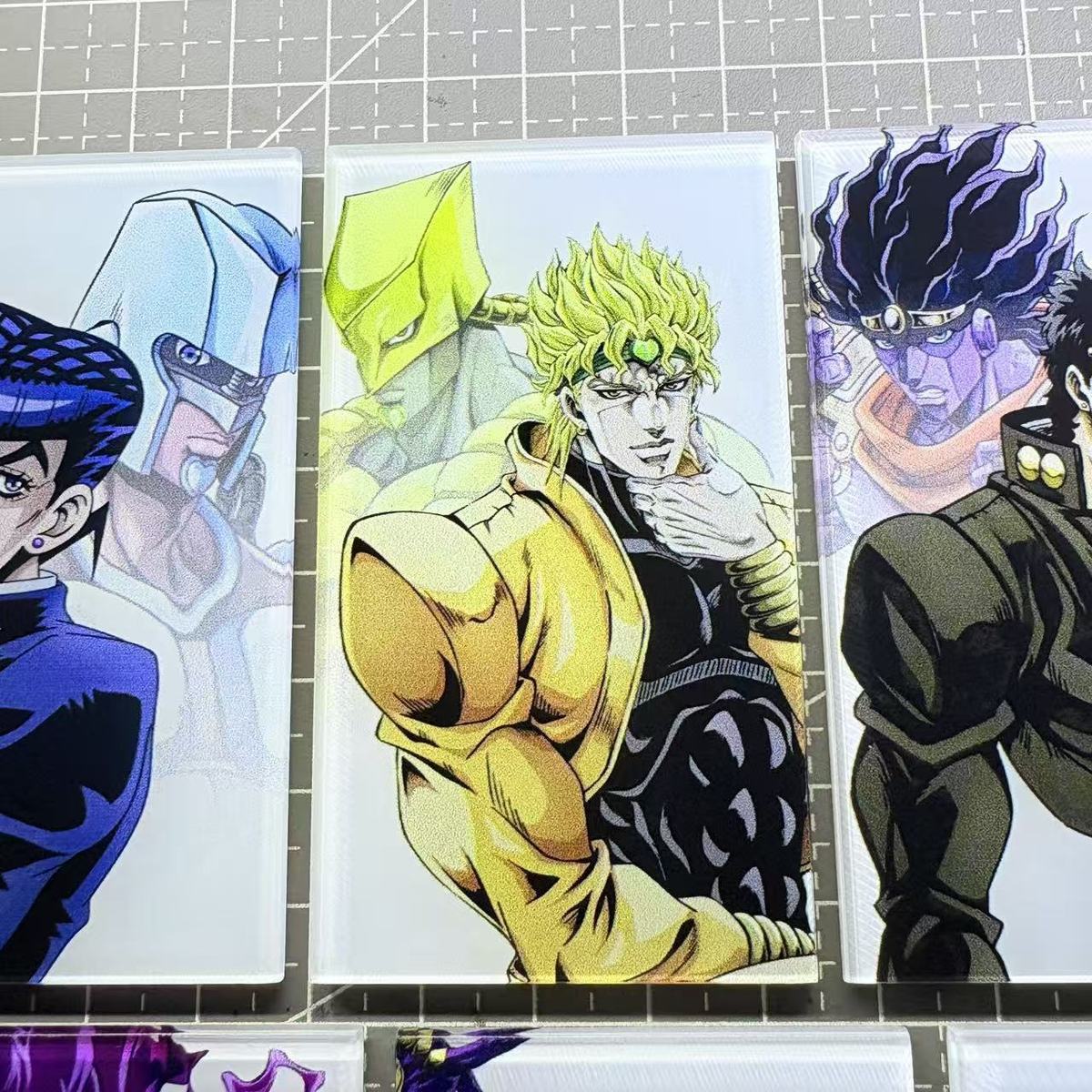 JoJo Character Fridge Magnet – Acrylic Refrigerator Magnet Anime Collectible Decor