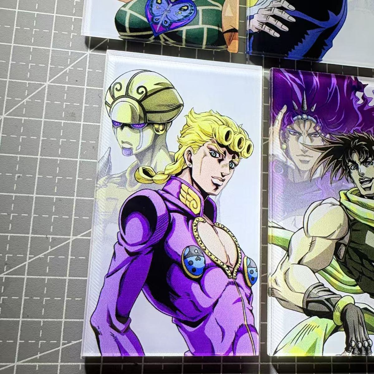 JoJo Character Fridge Magnet – Acrylic Refrigerator Magnet Anime Collectible Decor