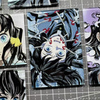 8 PCS Demon Alayer Muichiro Tokito Anime Fridge Magnet Set – Acrylic Refrigerator Magnets Collectible Decor