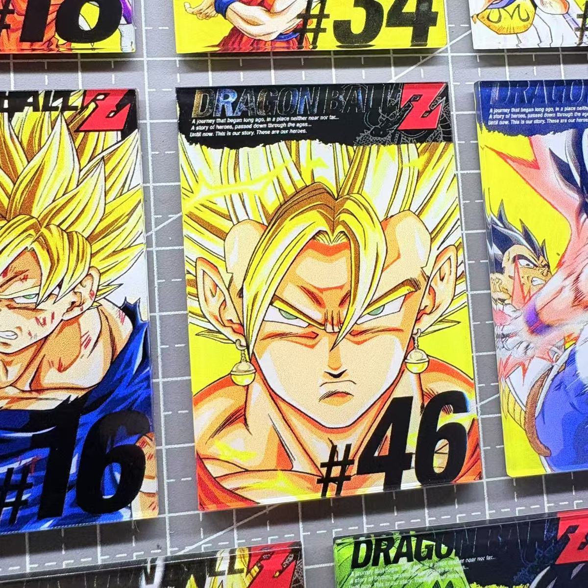 23PCS- Dragon Ball Z Magnet Collection – Acrylic Anime Refrigerator Decor Set