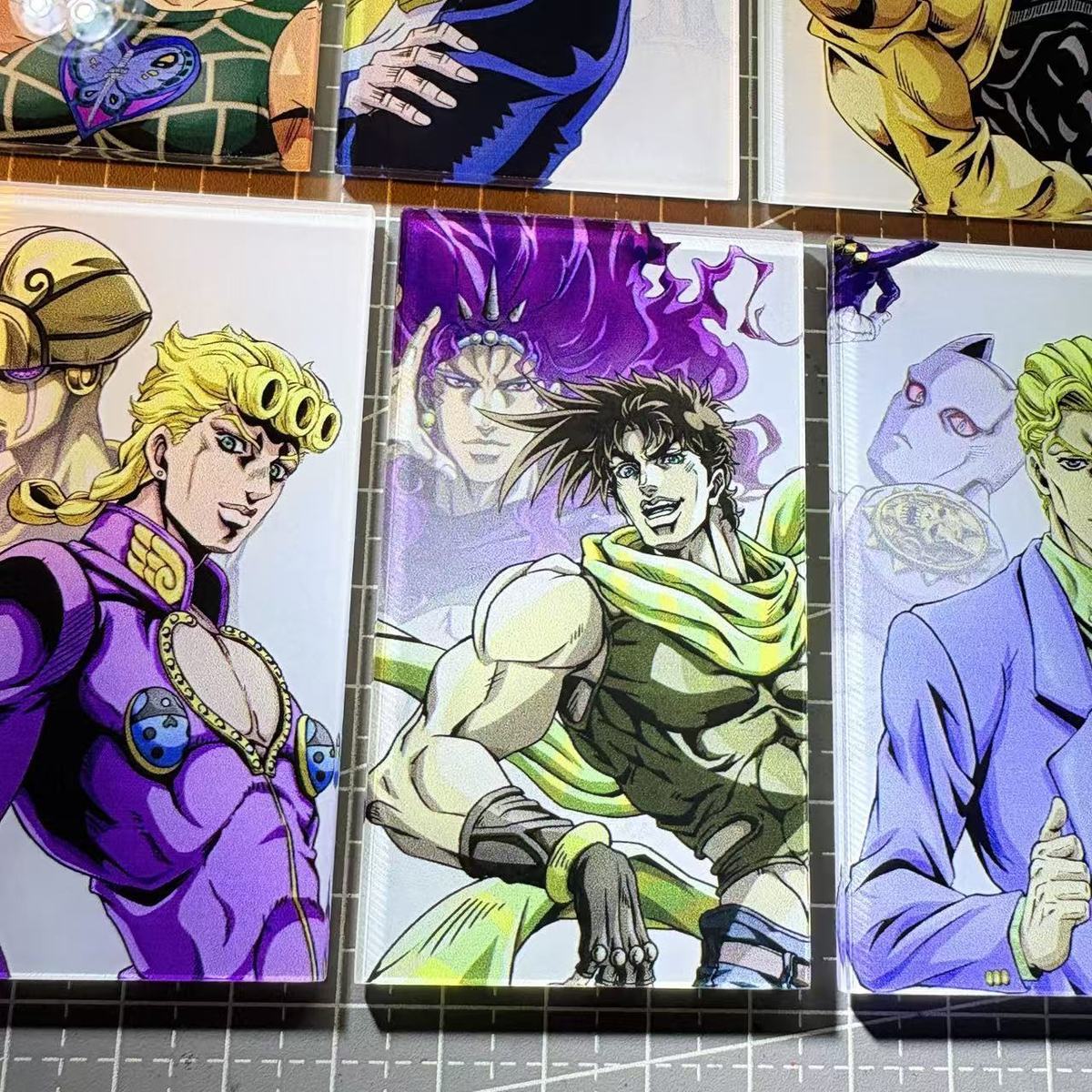 JoJo Character Fridge Magnet – Acrylic Refrigerator Magnet Anime Collectible Decor