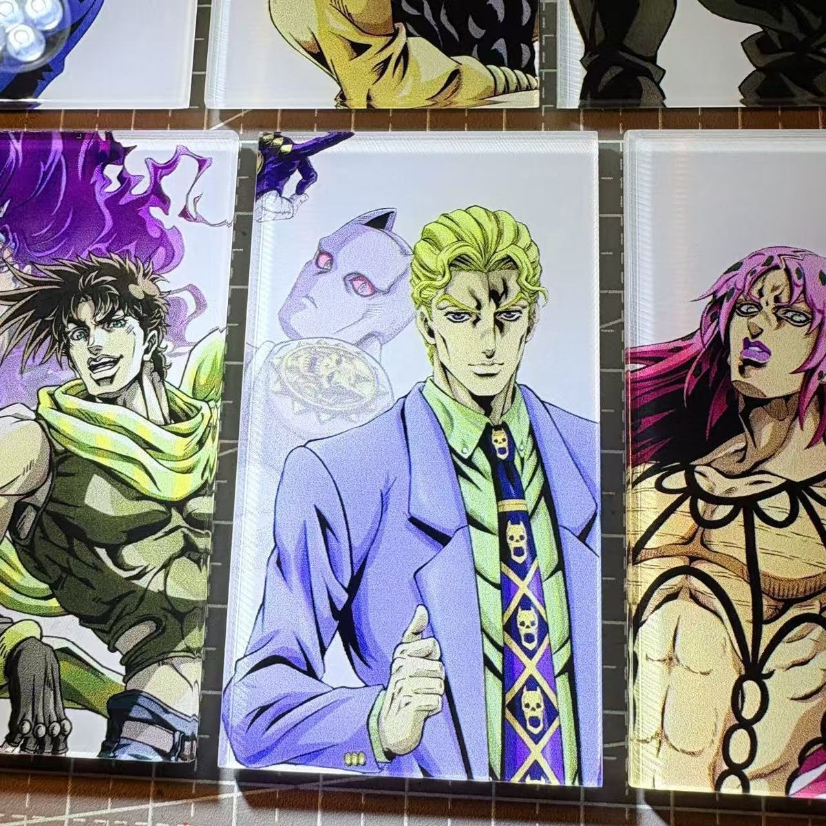 JoJo Character Fridge Magnet – Acrylic Refrigerator Magnet Anime Collectible Decor