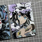 8 PCS Demon Alayer Muichiro Tokito Anime Fridge Magnet Set – Acrylic Refrigerator Magnets Collectible Decor