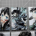 8 PCS Demon Alayer Muichiro Tokito Anime Fridge Magnet Set – Acrylic Refrigerator Magnets Collectible Decor