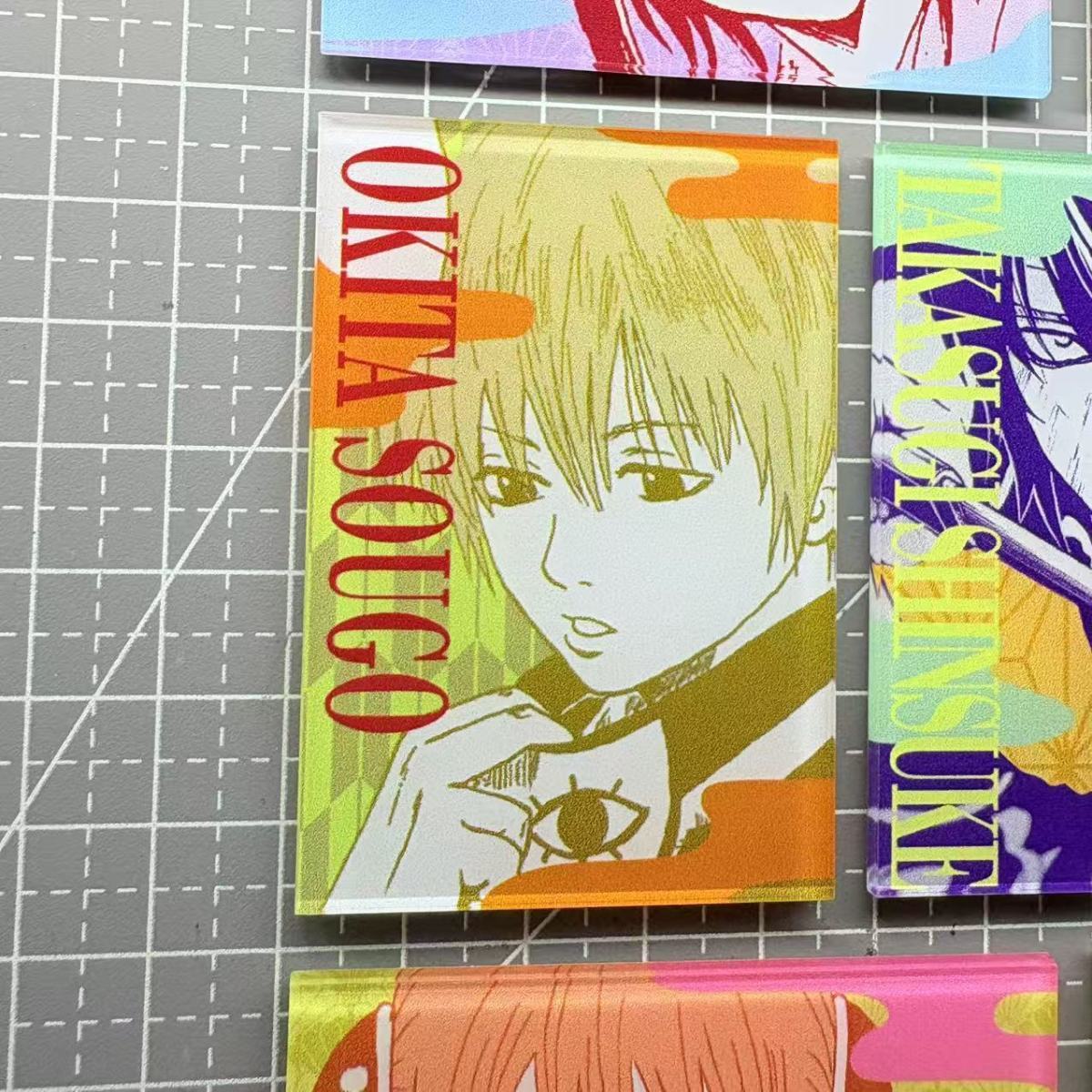 Gintama Anime Magnet Collection – Acrylic Refrigerator Decor Set 15PCS