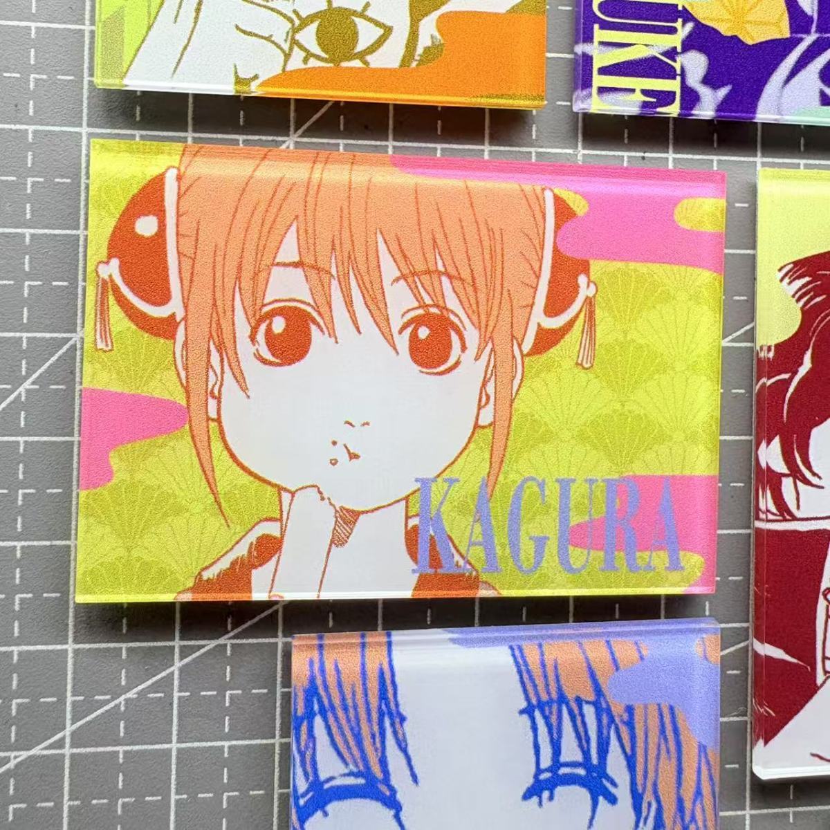 Gintama Anime Magnet Collection – Acrylic Refrigerator Decor Set 15PCS