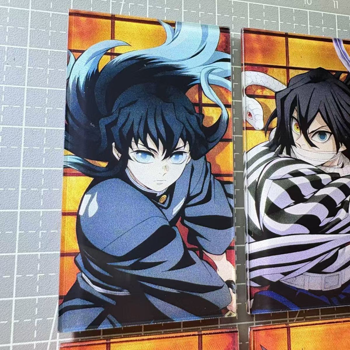 23PCS - Demon Slayer Character Magnet Collection – Acrylic Anime Refrigerator Decor Set