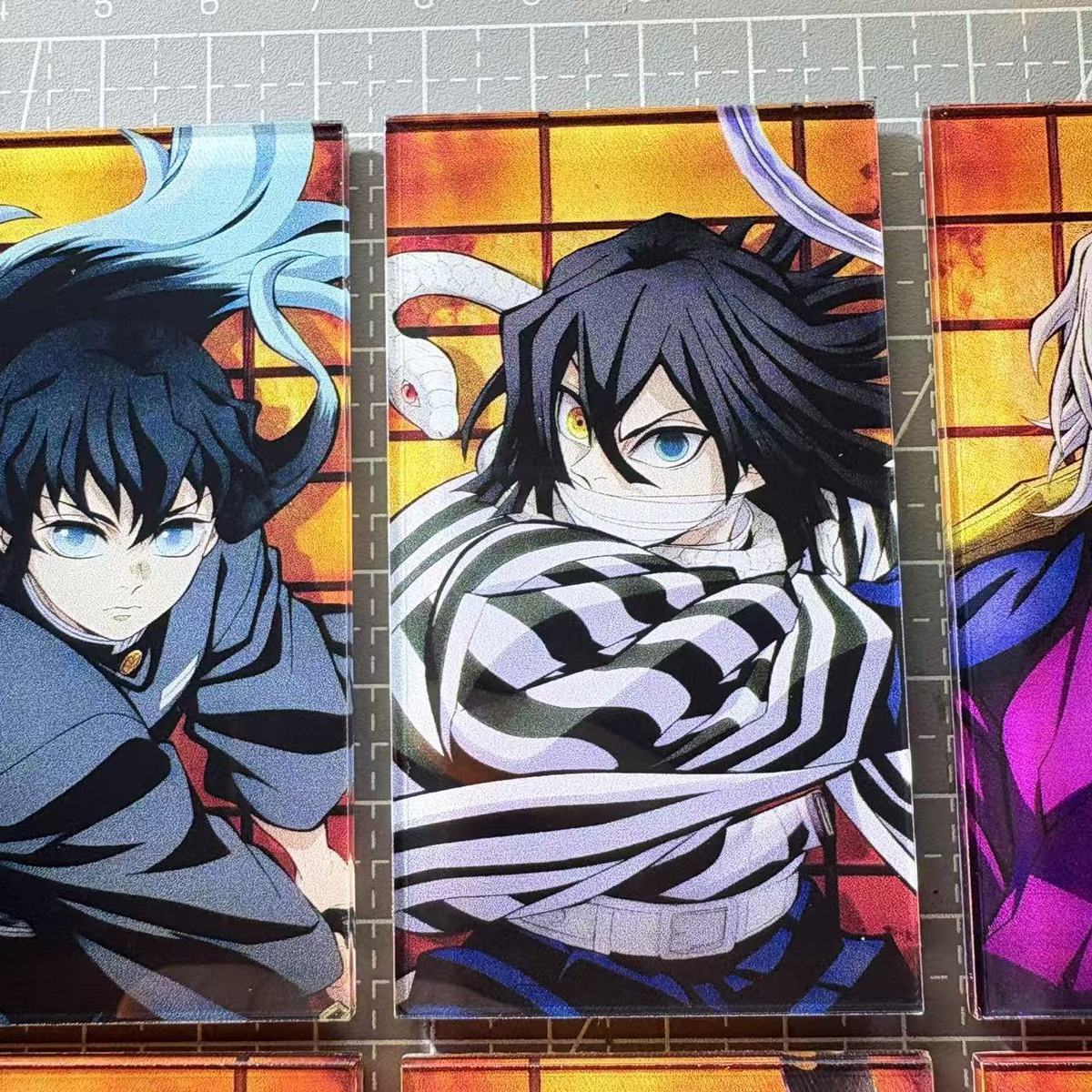 23PCS - Demon Slayer Character Magnet Collection – Acrylic Anime Refrigerator Decor Set