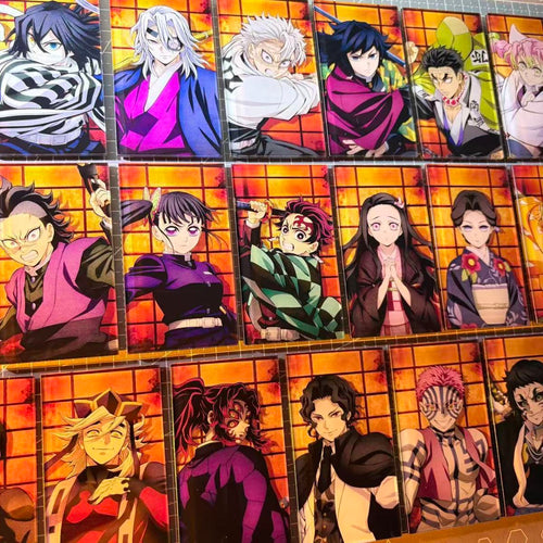 23PCS - Demon Slayer Character Magnet Collection – Acrylic Anime Refrigerator Decor Set