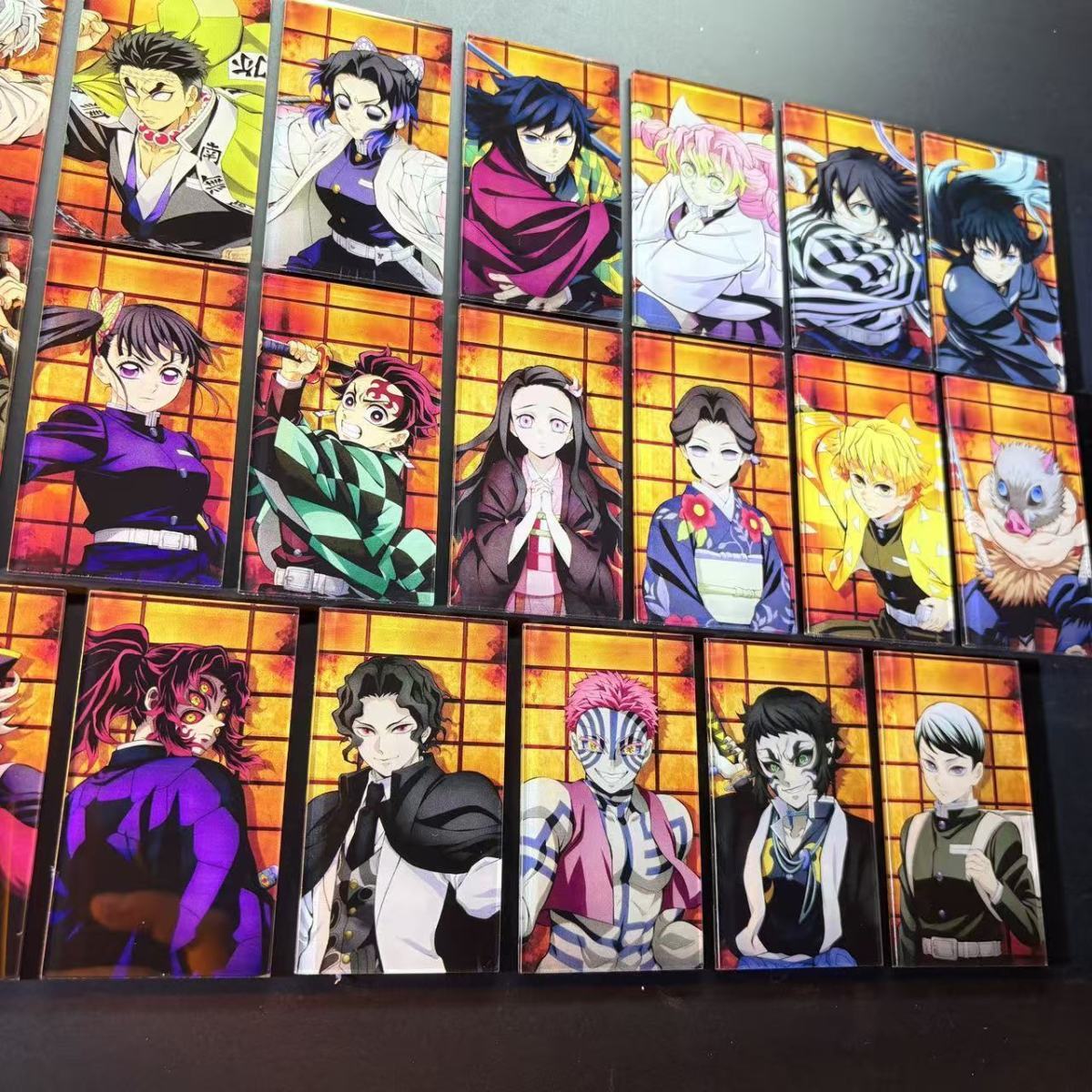 23PCS - Demon Slayer Character Magnet Collection – Acrylic Anime Refrigerator Decor Set