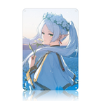 Frieren Blue Anime Tin Sign - Metal Wall Poster Decor