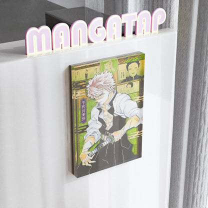 Demon slayer Sanemi Wind Hashira Anime Fridge Magnet Intense Decor