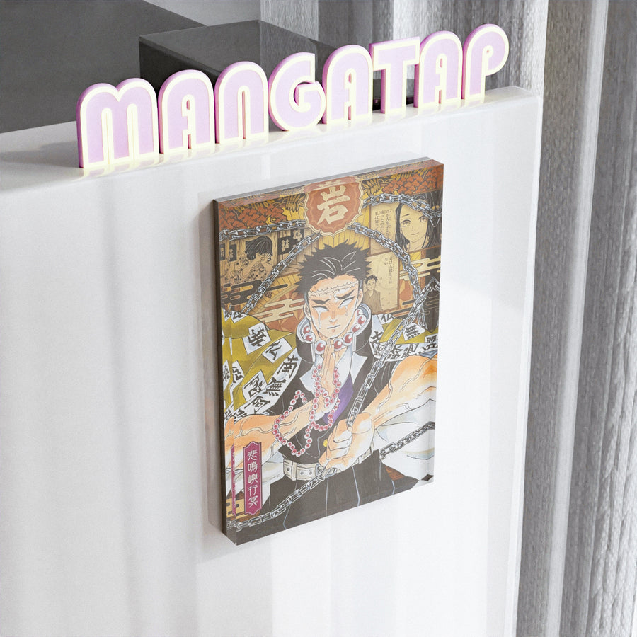 Demon slayer Gyomei Himejima Stone Hashira Anime Fridge Magnet Collectible