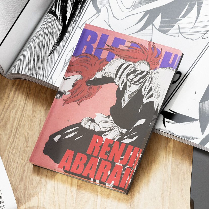 Renji Abarai Bleach Fridge Magnet – Anime Magnet for Desk Setup & Otaku Decor