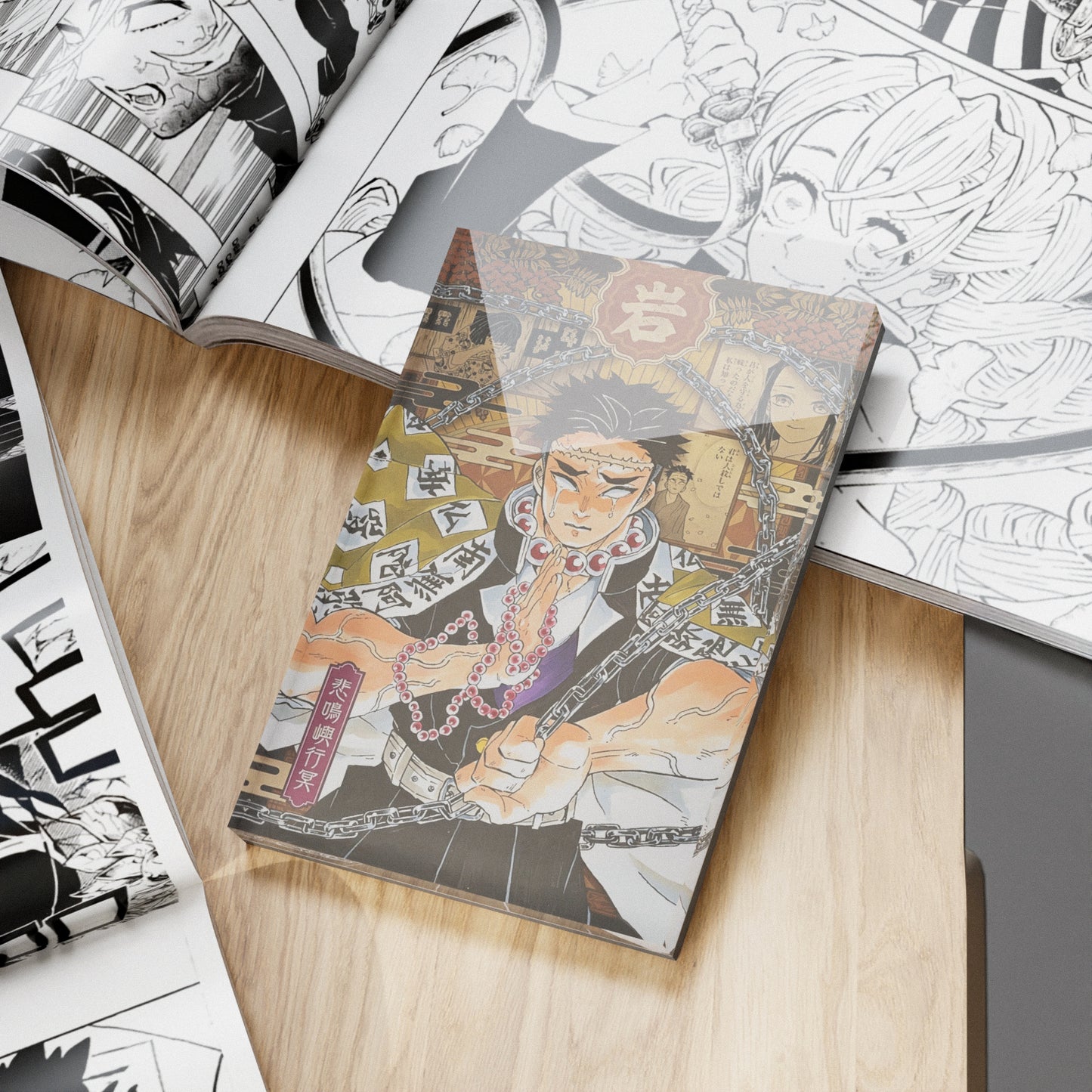 Demon slayer Gyomei Himejima Stone Hashira Anime Fridge Magnet Collectible