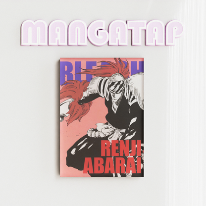 Renji Abarai Bleach Fridge Magnet – Anime Magnet for Desk Setup & Otaku Decor
