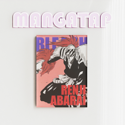 Renji Abarai Bleach Fridge Magnet – Anime Magnet for Desk Setup & Otaku Decor