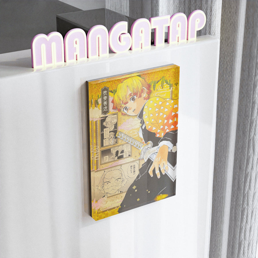 Demon slayer Zenitsu Agatsuma Anime Fridge Magnet Lightning Character Gift