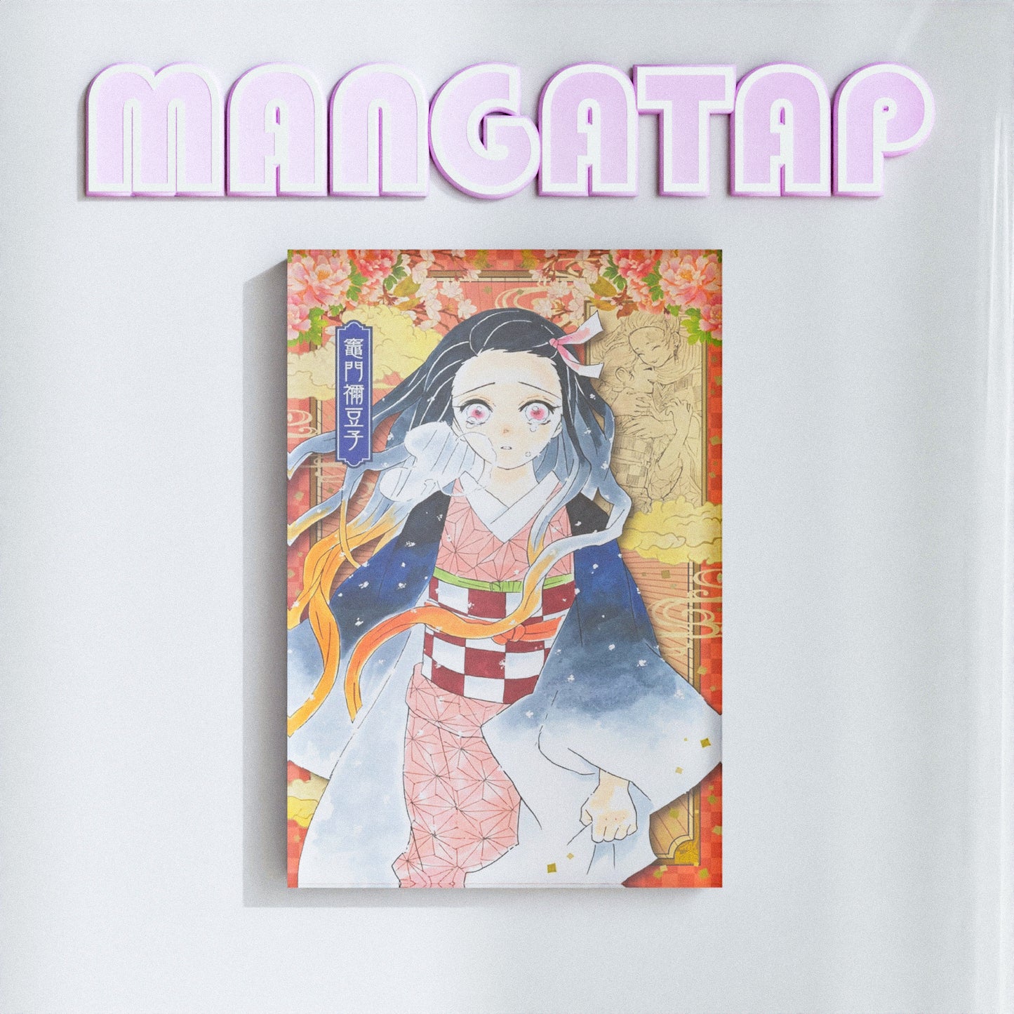 Demon slayer Nezuko Kamado Cute Anime Fridge Magnet Kawaii Decor Gift