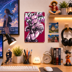 Killer Queen JoJo Anime Tin Sign - Metal Poster Wall Decor - image 3