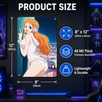 Nami One Piece Anime Tin Sign - Metal Poster Wall Decor - image 5