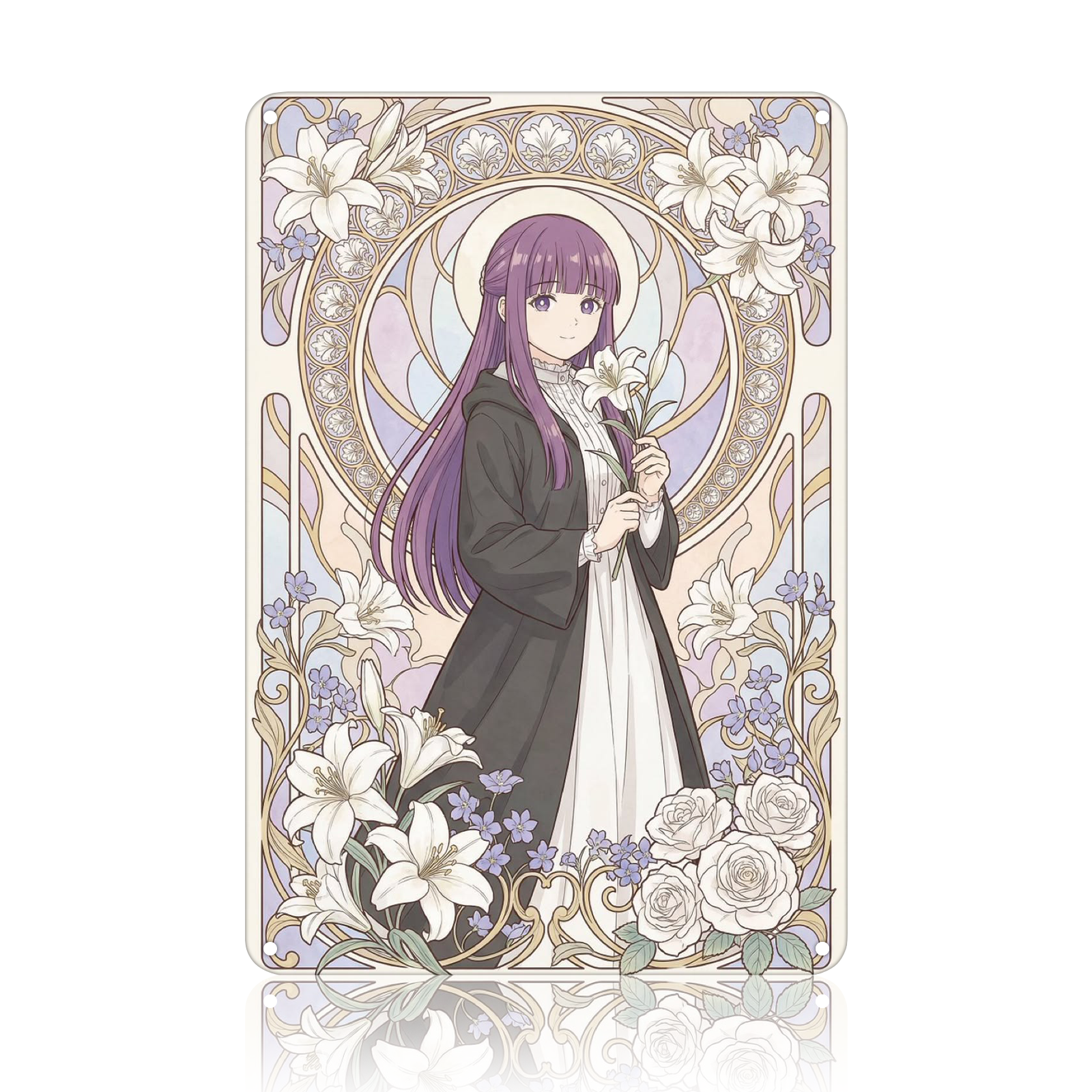 Fern Frieren Anime Tin Sign - Metal Poster Wall Decor