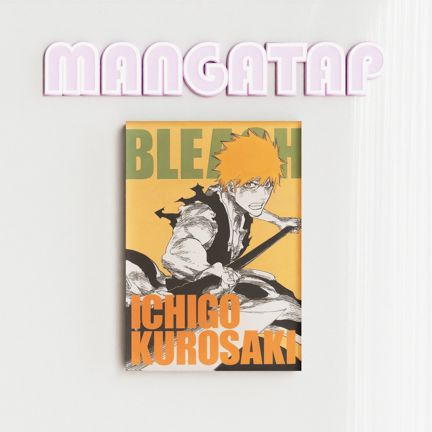 1Pcs Bleach Character Fridge Magnet – Acrylic Anime Refrigerator Magnet Collectible Decor