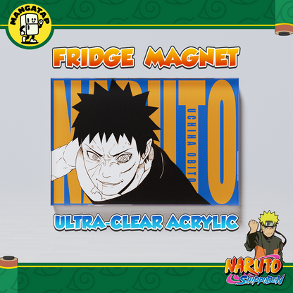 Obito Uchiha Fridge Magnet – Naruto Anime Refrigerator Magnet, Anime Decor Gift for Fans
