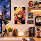 Asuka Langley Evangelion Metal Tin Sign - Anime Room Decor - image 2