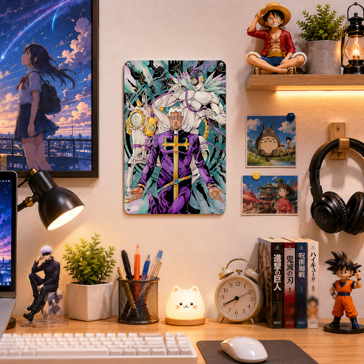 Made in Heaven JoJo Anime Tin Sign - Metal Wall Poster - image 2