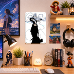 Ichigo Kurosaki Hollow Bleach Anime Tin Sign - Metal Poster - image 2