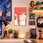 Makima Chainsaw Man Anime Tin Sign - Metal Poster Decor - image 2