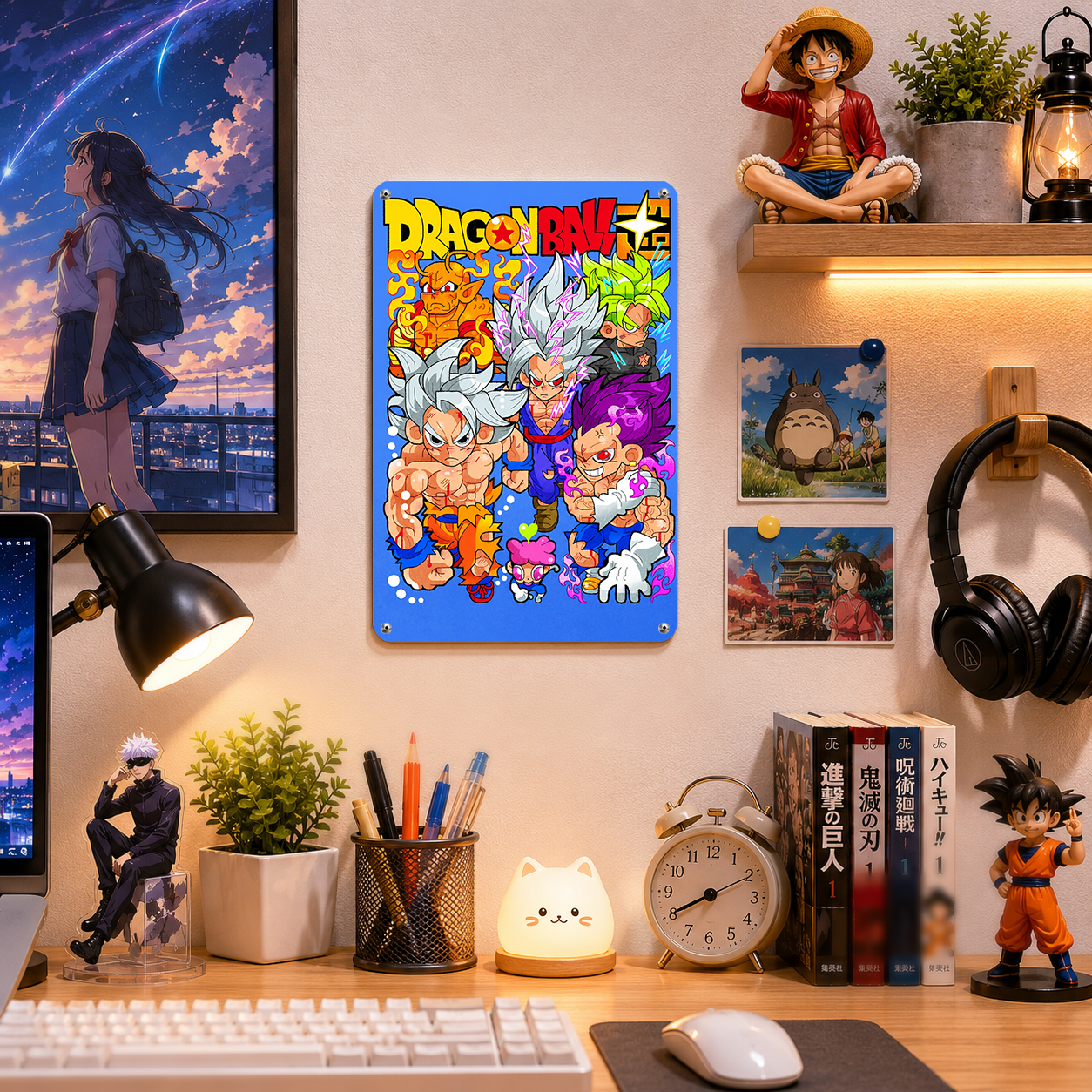 Dragon Ball Heroes Anime Tin Sign - Goku Vegeta Metal Poster - image 2