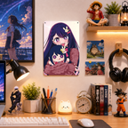 Ai Hoshino Oshi no Ko Anime Tin Sign - Metal Wall Decor - image 2