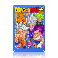 Dragon Ball Heroes Anime Tin Sign - Goku Vegeta Metal Poster