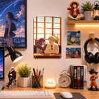 Reze and Denji Chainsaw Man Anime Tin Sign - Metal Decor - image 2