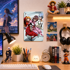 Asuka Rei Mari Evangelion Anime Tin Sign - EVA Metal Poster - image 2