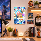 Chopper One Piece Anime Tin Sign - Cute Metal Wall Decor - image 2